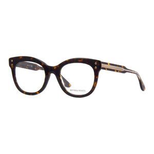 NEW BOTTEGA VENETA EYEGLASSES BV0241O 002 WOMEN HAVANA EYEWEAR
